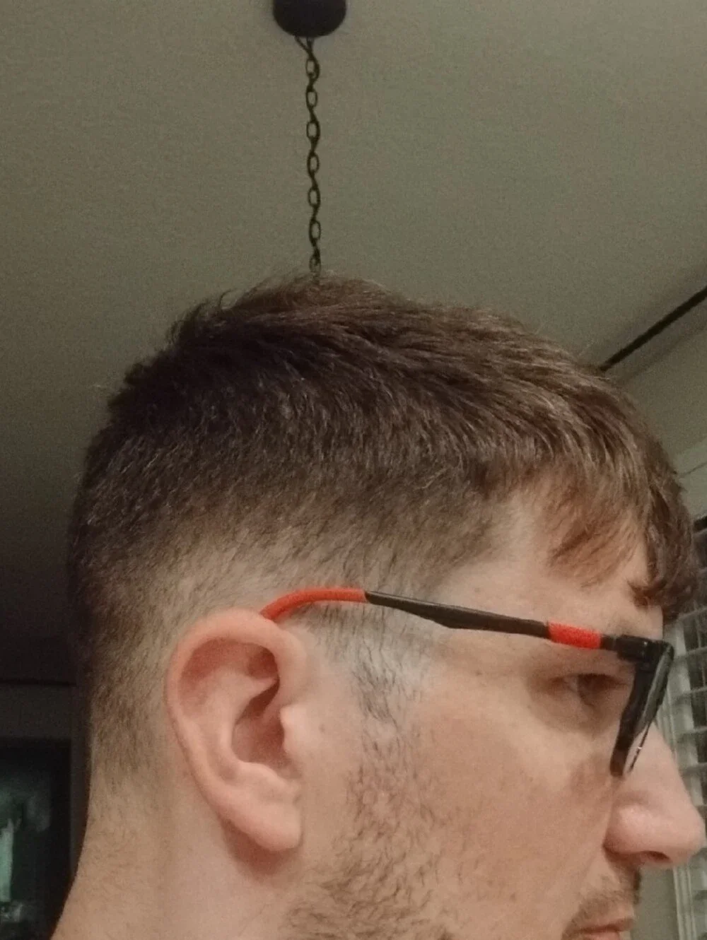 Ray-Ban Kids Black Frames with Malable Red Temple Tips